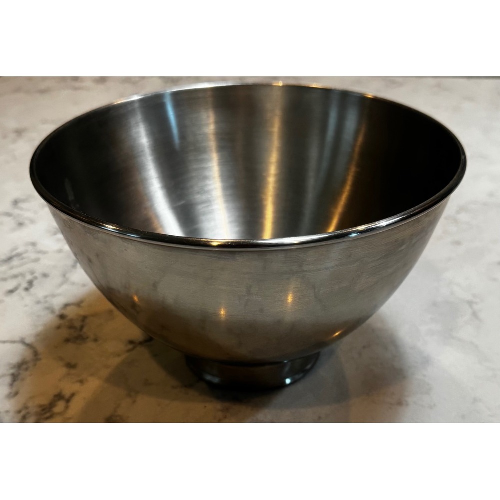 KitchenAid K30 3 Qt Stainless Steel Mixer Bowl Made in Korea Twist Lock EUC VTG